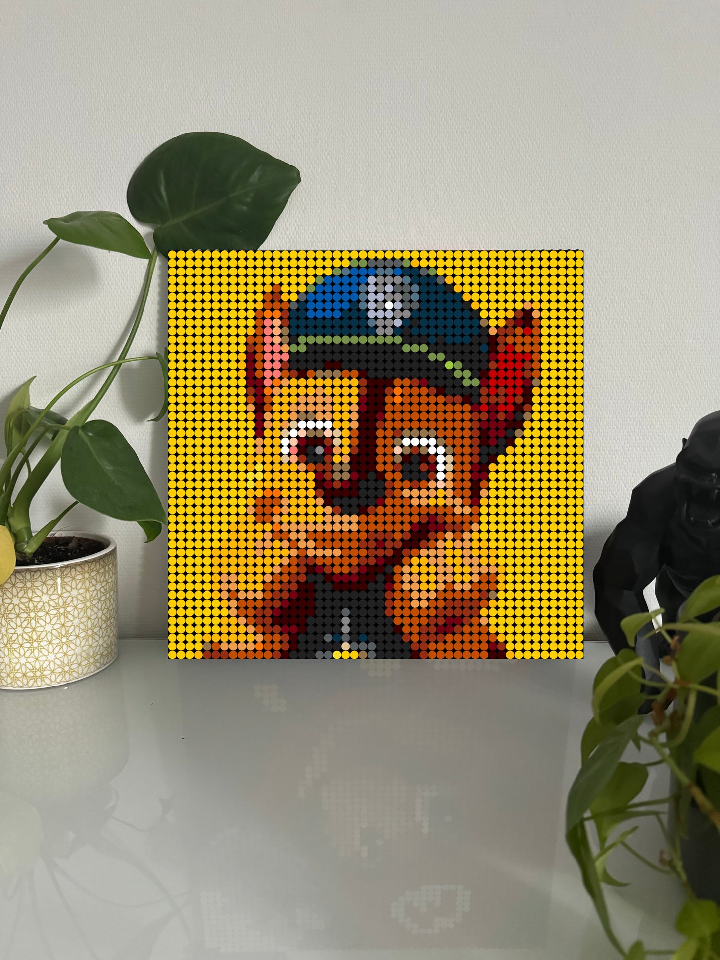 Chase - La Pat’ Patrouille (Paw Patrol) – 2 304 pièces  - 38,4 × 38,4 cm -  Art Mural - compatible LEGO®
