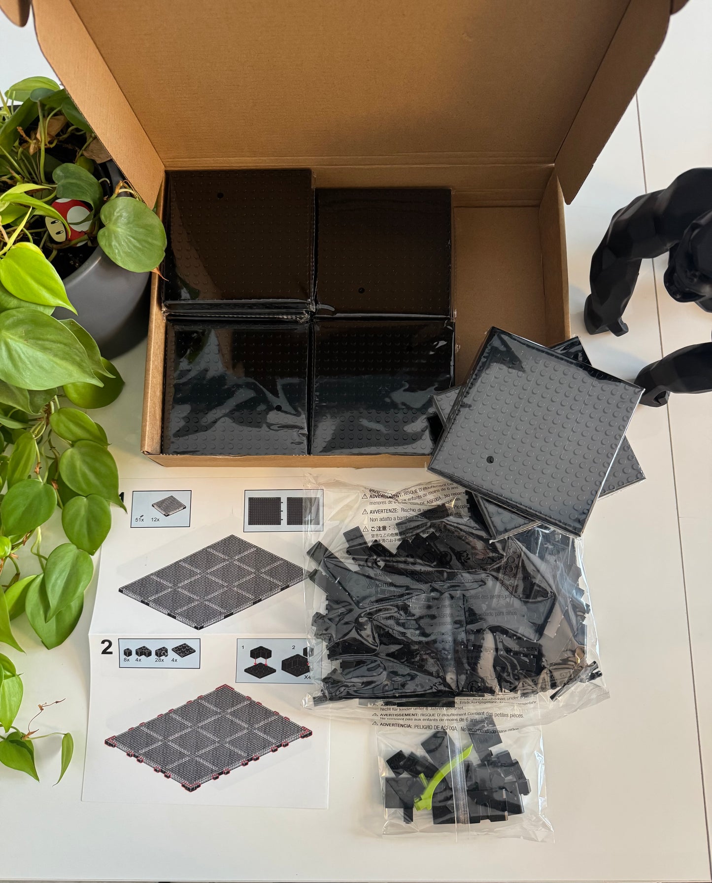 Pikachu - Pokémon – 3 072 pièces  - 40 × 52,8 cm -  Art Mural - compatible LEGO®