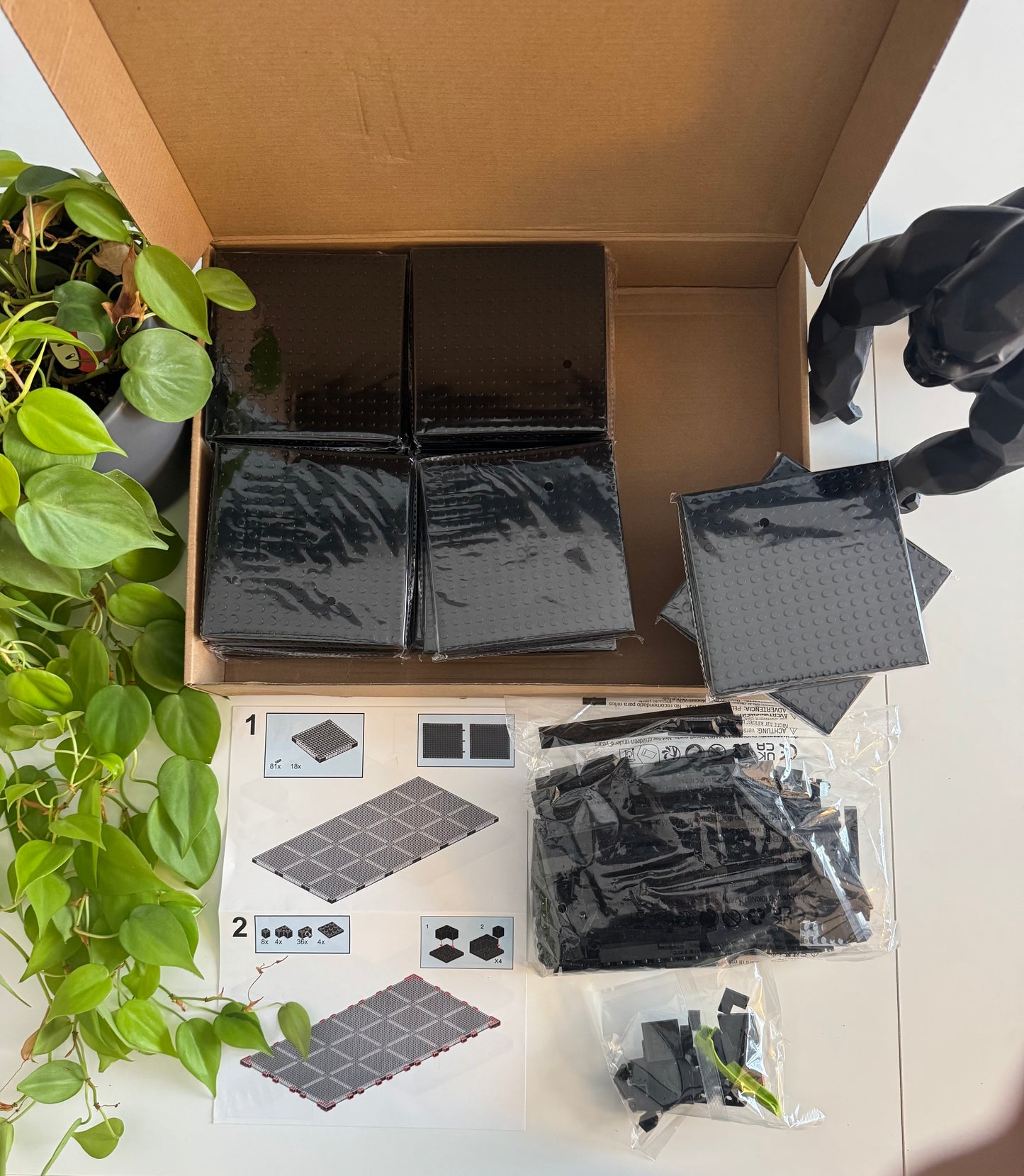 Pikachu - Pokémon – 4 608 pièces  - 40 × 78,4 cm -  Art Mural - compatible LEGO®