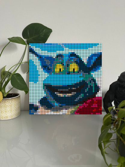 Bill - Bigdil – 2 304 pièces  - 38,4 × 38,4 cm -  Art Mural - compatible LEGO®