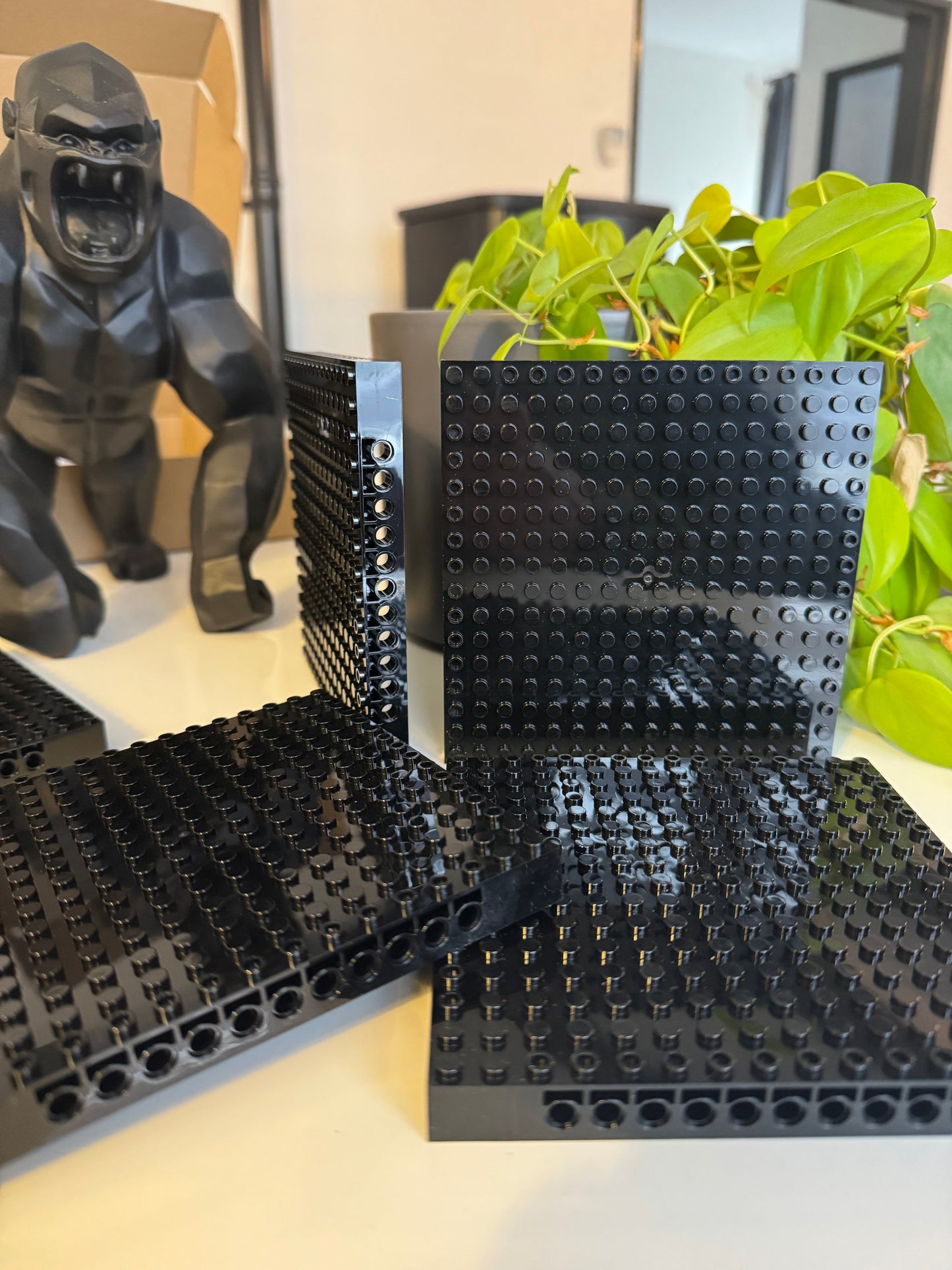 Dinosaure – 2 304 pièces  - 40 × 40 cm -  Art Mural - compatible LEGO®