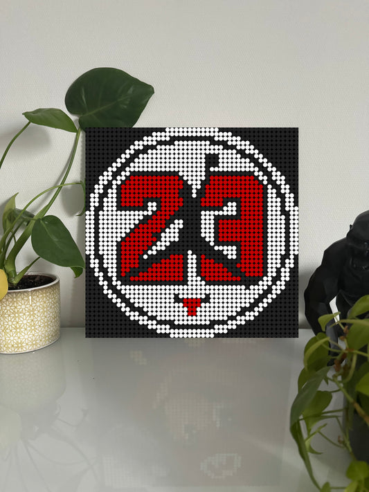 Michael Jordan – 2 304 pièces  - 38,4 × 38,4 cm -  Art Mural - compatible LEGO®