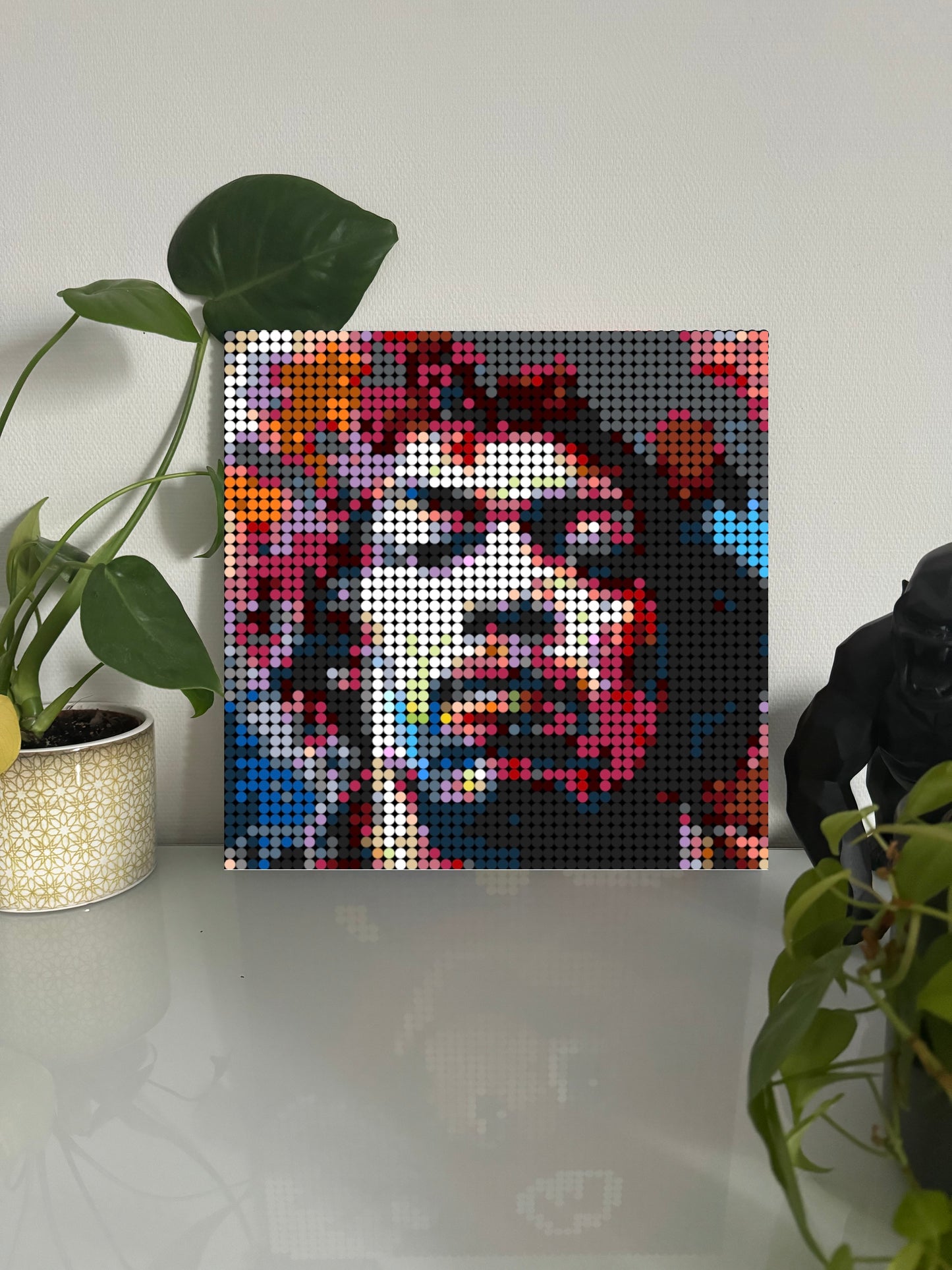 Jimi Hendrix - Pop art  – 2 304 pièces  - 38,4 × 38,4 cm -  Art Mural - compatible LEGO®