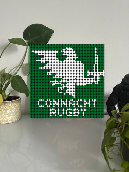 Connacht - Rugby – 2 304 pièces  - 38,4 × 38,4 cm -  Art Mural - compatible LEGO®