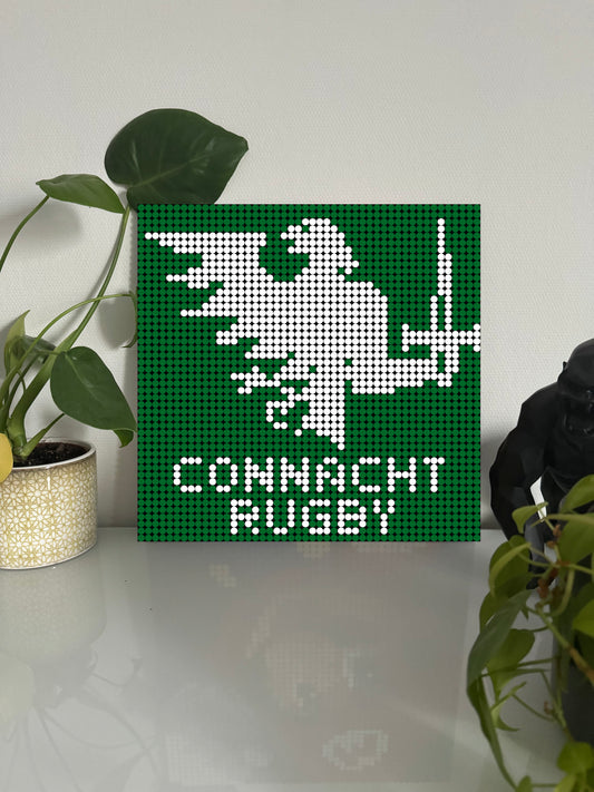 Connacht - Rugby – 2 304 pièces  - 38,4 × 38,4 cm -  Art Mural - compatible LEGO®