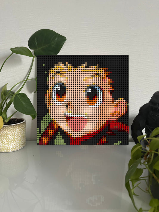 Hunter x Hunter – 2 304 pièces  - 38,4 × 38,4 cm -  Art Mural - compatible LEGO®