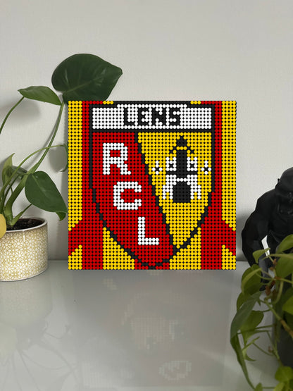 RCL Lens - Foot – 2 304 pièces  - 38,4 × 38,4 cm -  Art Mural - compatible LEGO®