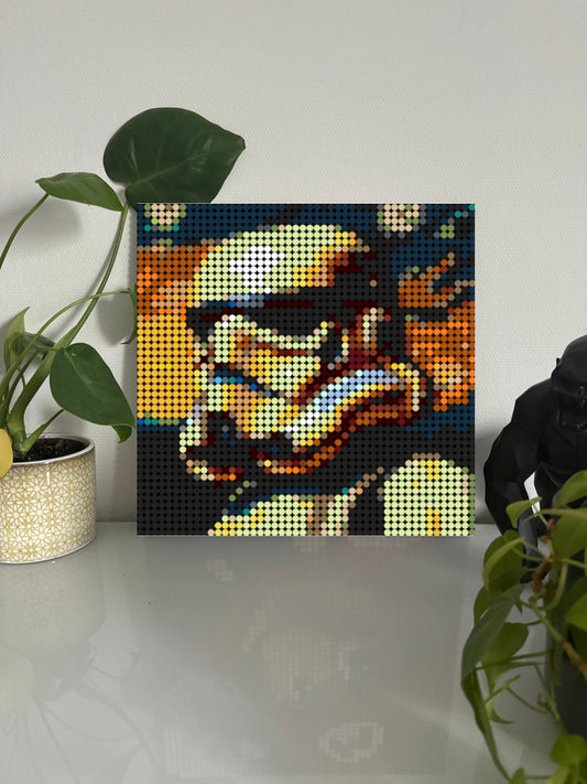 Stormtrooper – 2 304 pièces  - 38,4 × 38,4 cm -  Art Mural - compatible LEGO®