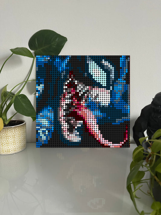 Venom FB - Film – 2 304 pièces  - 38,4 × 38,4 cm -  Art Mural - compatible LEGO®