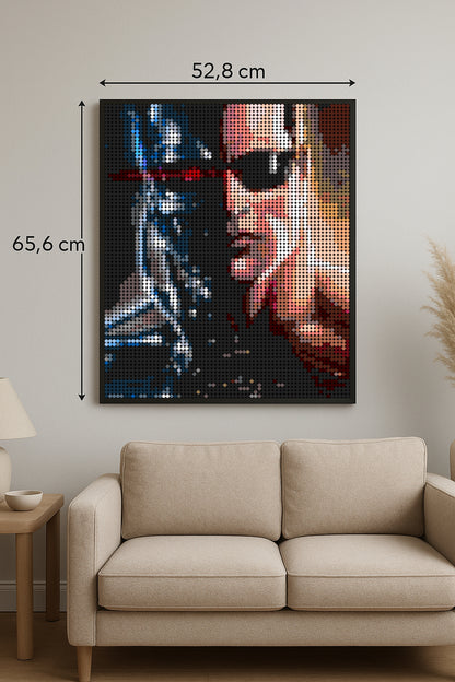 Terminator – 5 120 pièces  - 52,8 × 65,6 cm -  Art Mural - compatible LEGO®