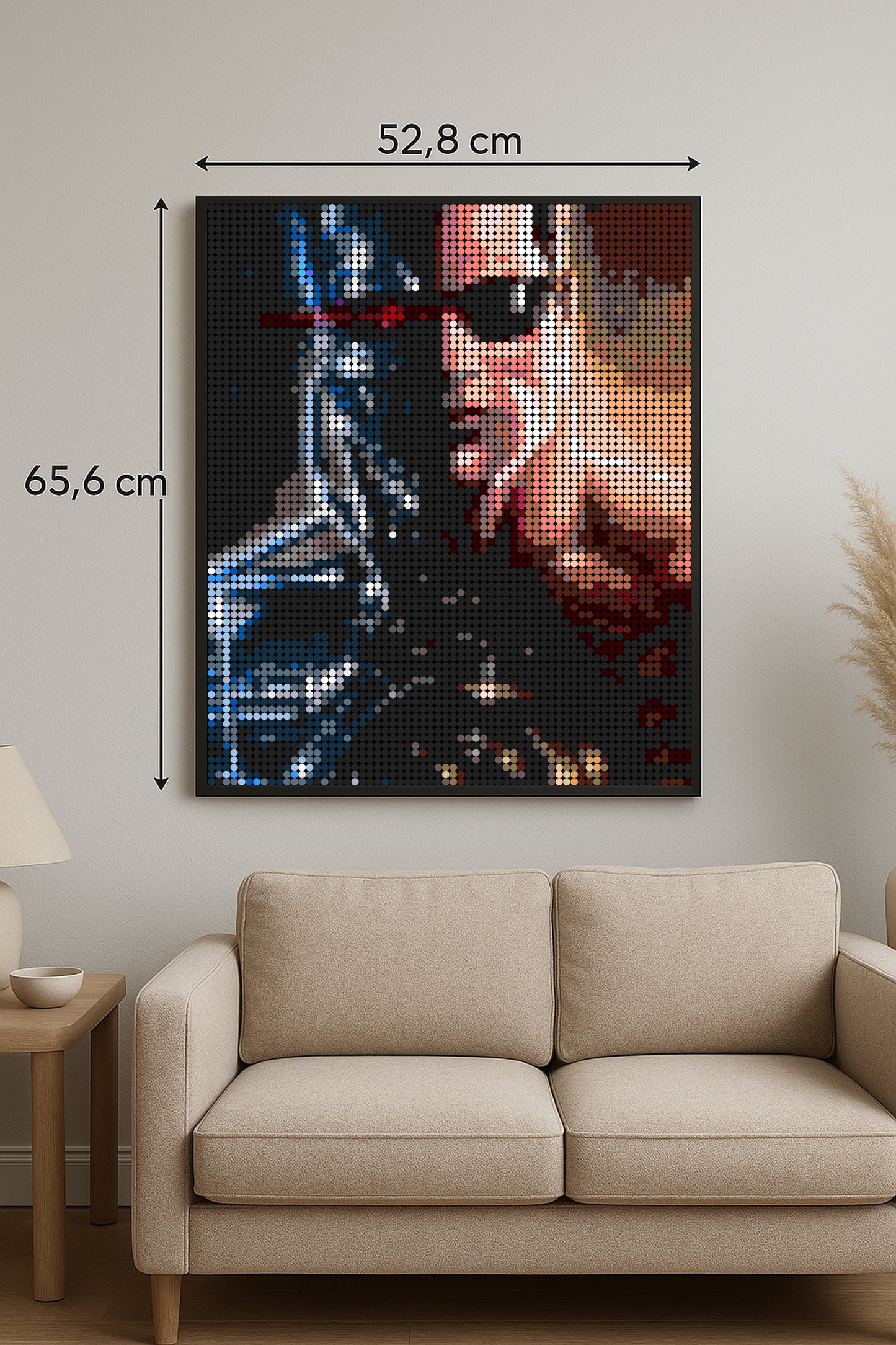 Portrait Terminator – 5 120 pièces  - 52,8 × 65,6 cm -  Art Mural - compatible LEGO®