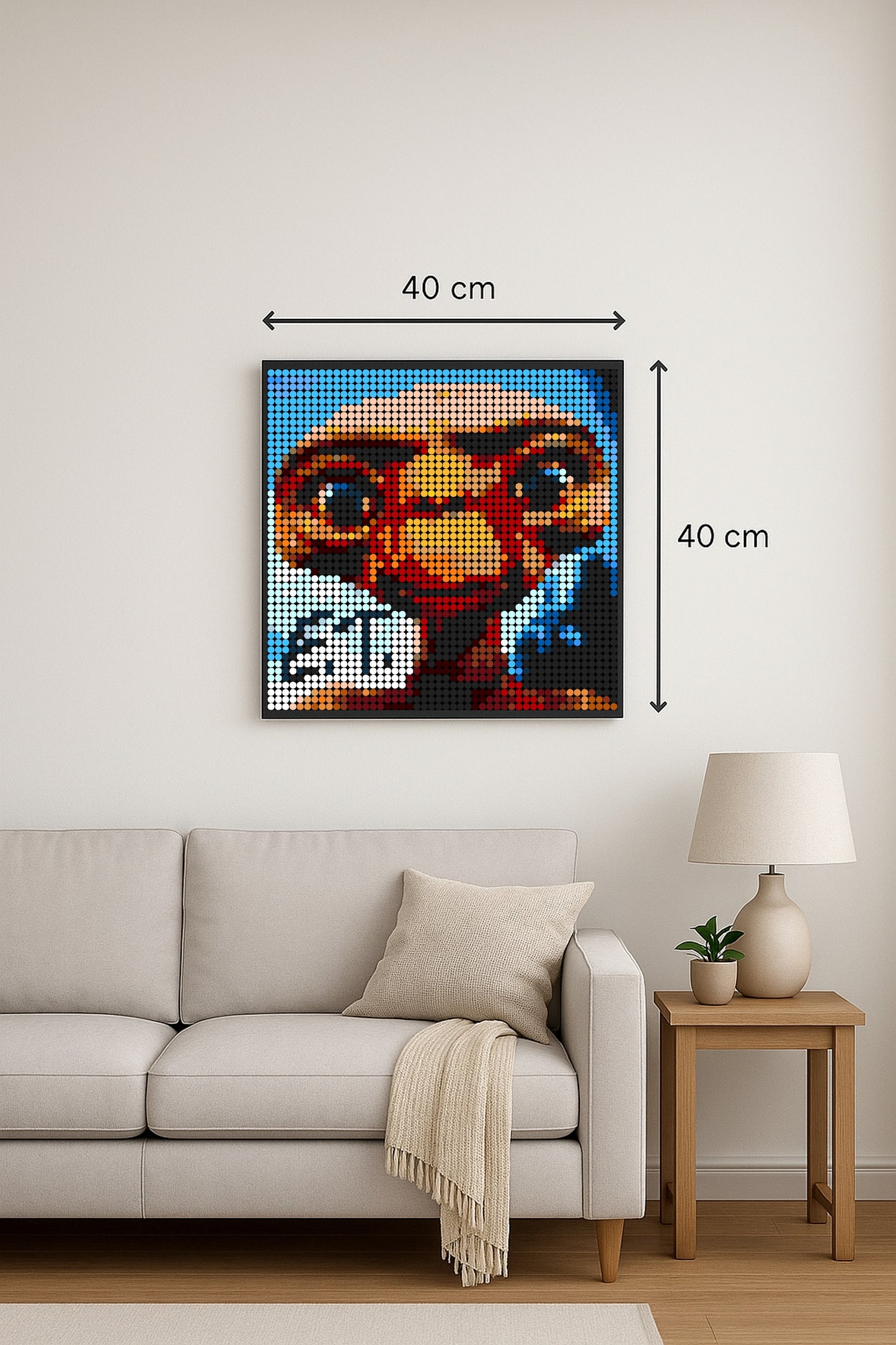 E.T. l’extraterrestre - Film – 2 304 pièces  - 40 × 40 cm -  Art Mural - compatible LEGO®