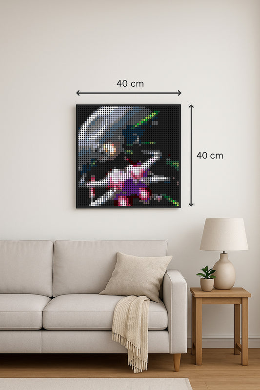 X-Wing – 2 304 pièces  - 40 × 40 cm -  Art Mural - compatible LEGO®