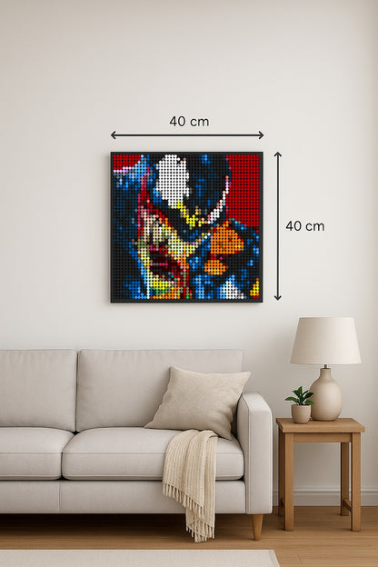 Venom - Pop – 2 304 pièces  - 40 × 40 cm -  Art Mural - compatible LEGO®