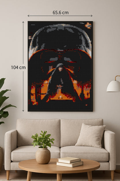 Star Wars - XXL – 10 240 pièces  - 65,6 × 104 cm -  Art Mural - compatible LEGO®