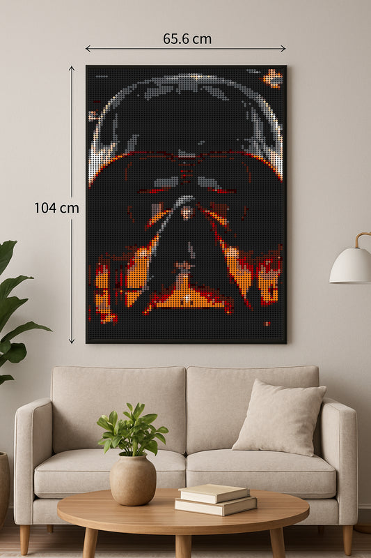 Star Wars - XXL – 10 240 pièces  - 65,6 × 104 cm -  Art Mural - compatible LEGO®